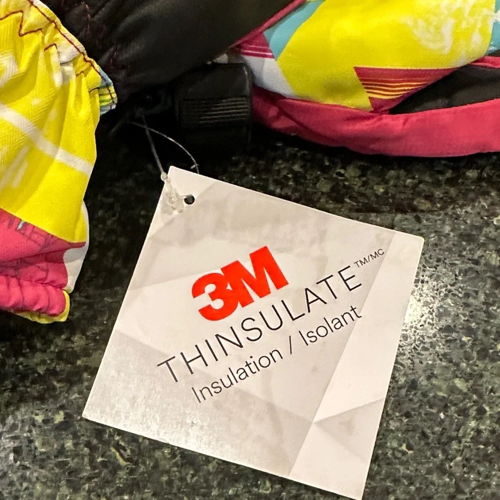 Kids Thinsulate 3M Winter ski snow Gloves sz 7-8 ANQIER new NWT